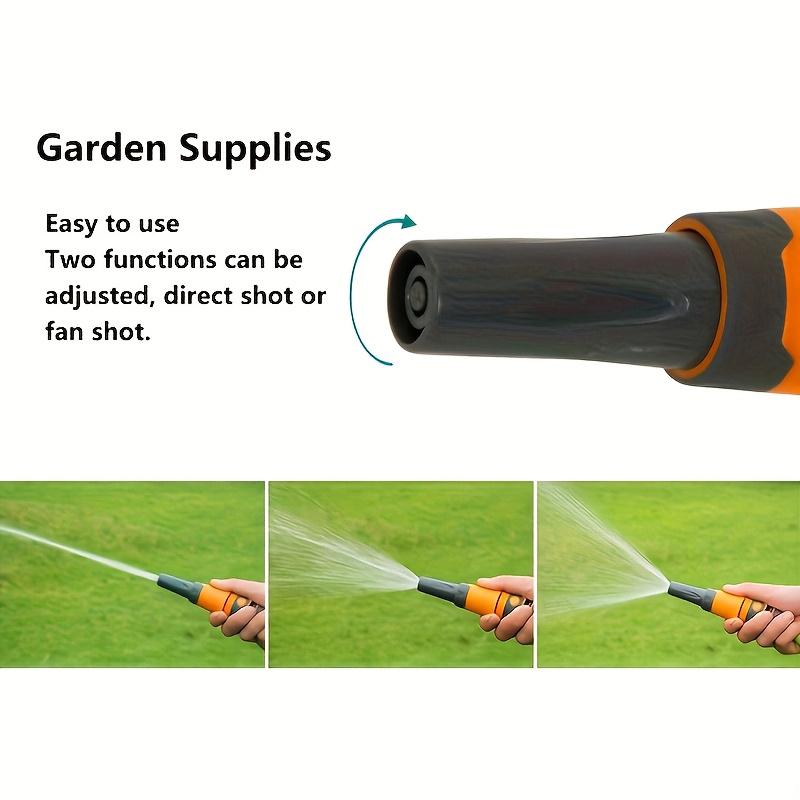 2pcs Multifunctional Washing Spray Gun Head Adjustable Garden Hose Nozzle Potted Plant Irrigation Nozzle For Gardens Lawns