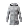 Winter Women's Fashion Casual Long Down Jacket Thick Warm Solid Color Coat