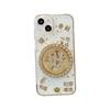 Applicable To Apple 17Promax Rotating Money Mobile Phone Case Iphone16Plus Rich Gold Foil 14 Transparent Epoxy 15