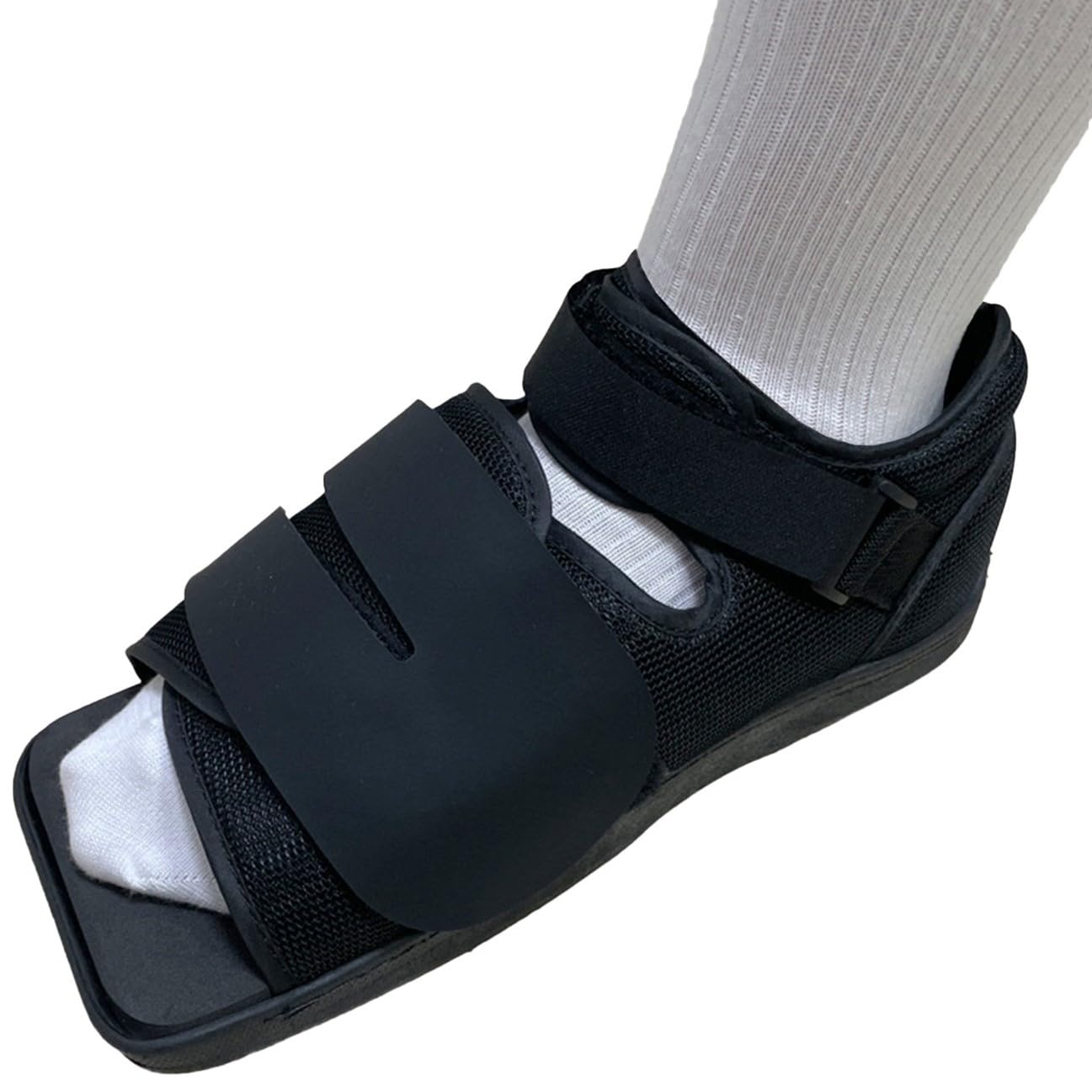 

с помощью Физического Гипса Однократная Реабилитация при Уходе за Ногой Пальца и Большого Размера [Под наблюдением Терапевта] Сандалии, Стопа, Амбидекстральный, Обувь, Костыль, Обувь, чёрный