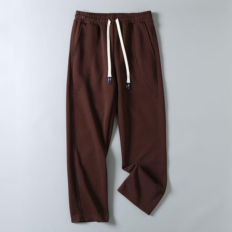 Original Export Surplus Comfortable Cotton Blend New Style Men's Loose Fit Versatile Straight-Leg Elastic Waist Sports Casual Sweatpants