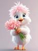 Cute Chicken Animal Full Round Square 5d Diy Diamond Painting Chicken Jewelry Embroidery Cross Embroidery Decorative Gift