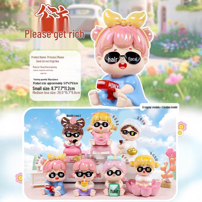 Mythische Tier-Serie: Antike neunschwänzige Fuchs Blind Box Figur zur Schlafzimmerdekoration