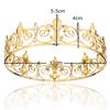 Men's Imperial Medieval Fleur De Lis  Crown 5.5cm High 17cm Diameter