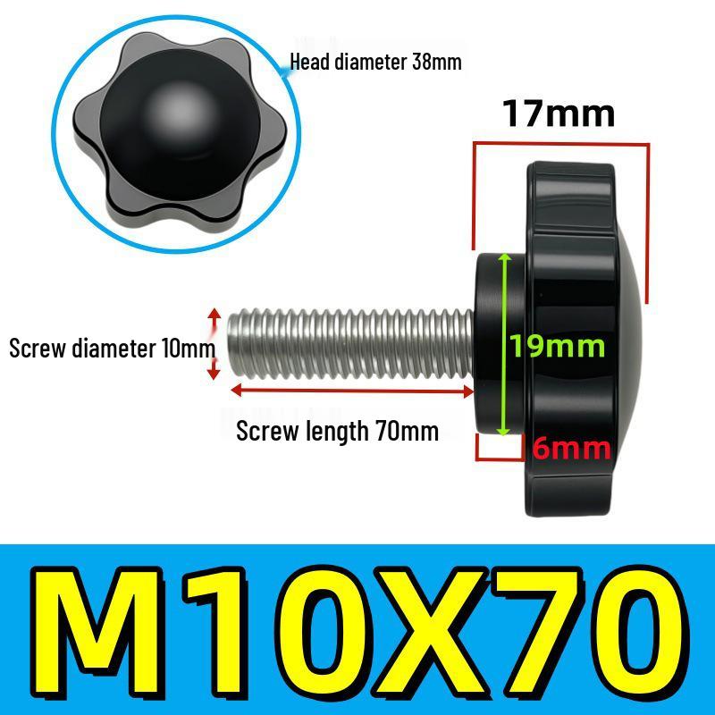 Adjustable Plum Blossom Plastic Head Star Handle Screw Bolt