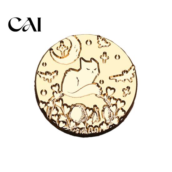 Wax Sealing Accessories Halloween Themed Brass Seal Stamp Head, Pumpkin Ghost Witch Bat Engraved Head Replacement for Envelope Journal Gift Wrap Party