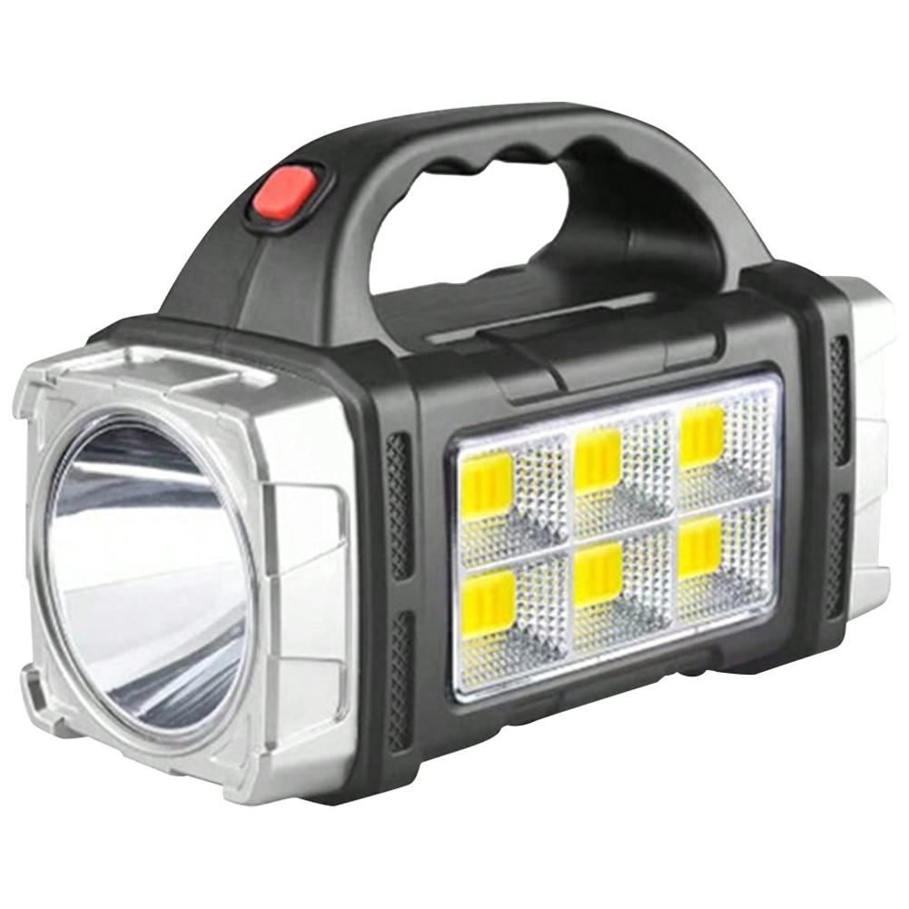 Portable Powerful Flashlight USB Rechargeable 15W Solar Charging LED Light Outdoor Solar Torch Light for Fishing Outdoor Camping