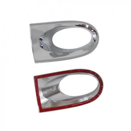 ABS Chrome Front Fog Light Lamp Cover Trim For 2010-2011 Honda CRV CR-V