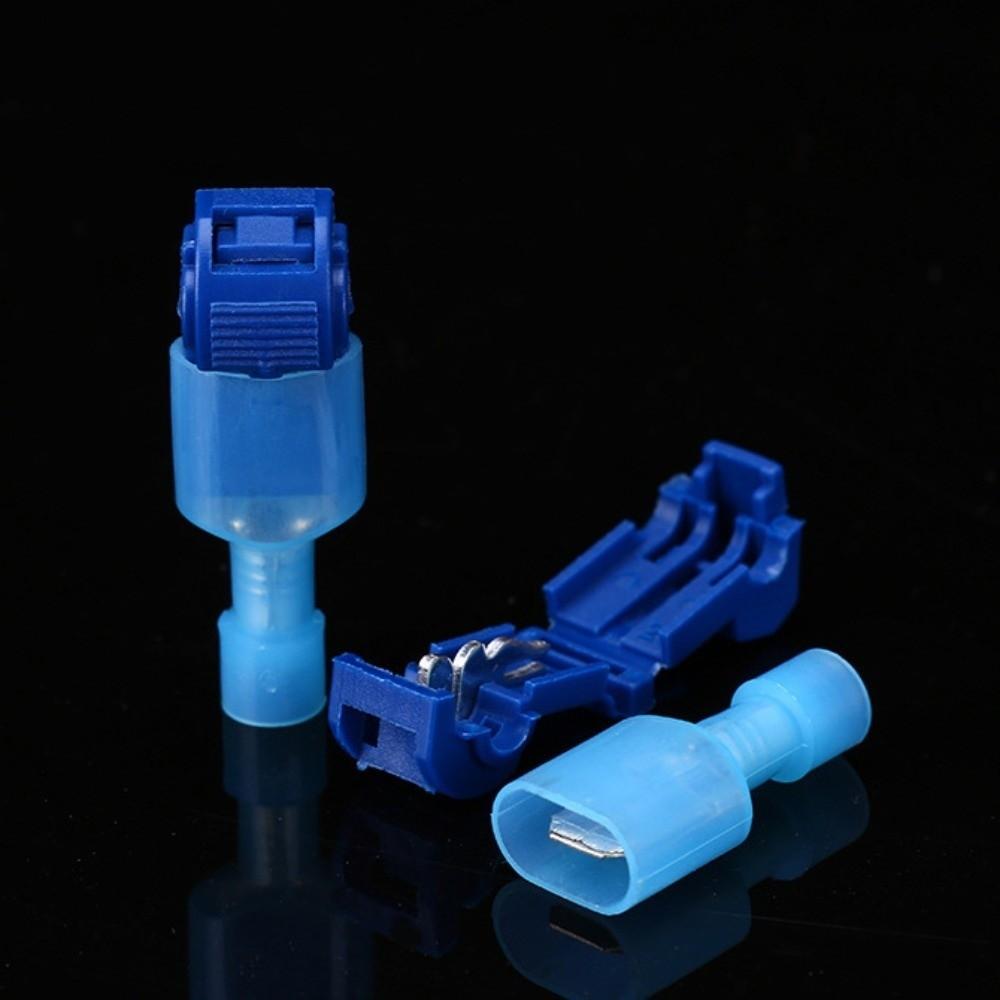 120pcs Insulated T-Tap Connector Peel-Free Quick Crimp Terminal  Electrical Wiring