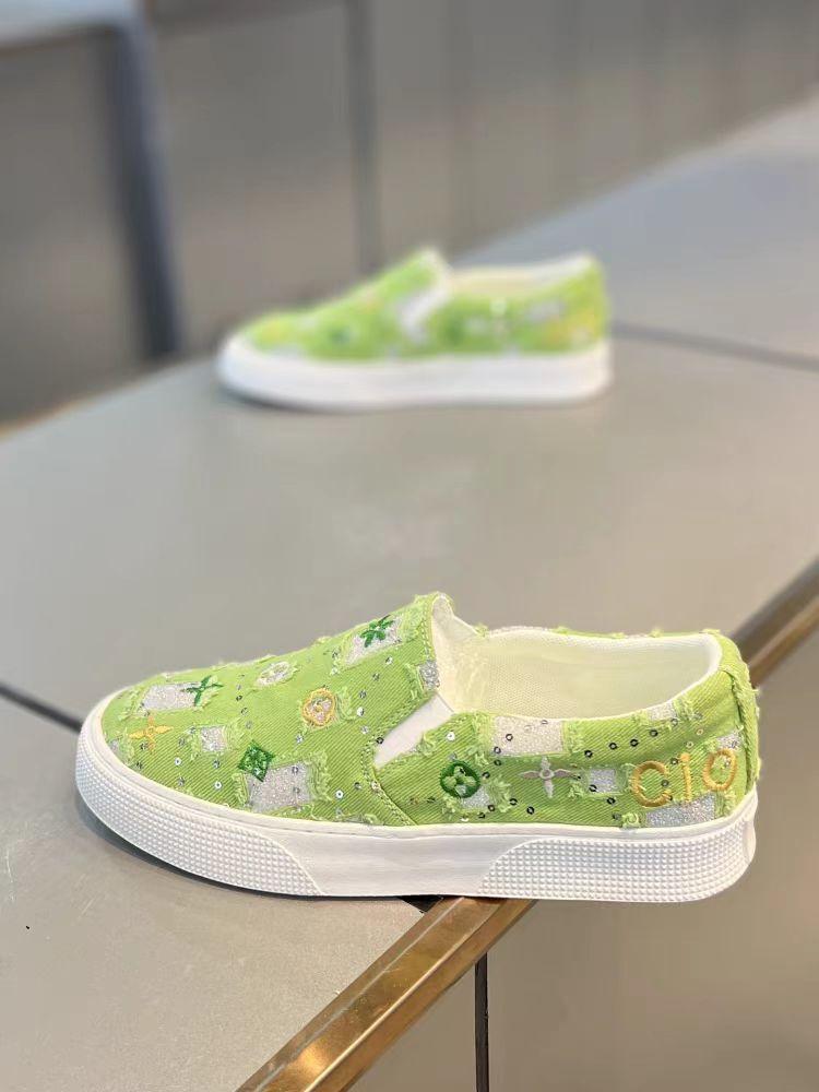 Lazy shoes low-top trendy summer men's shoes printed one-pedal fashion casual new men's trendy shoes casual men's shoes