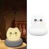 LED Cat Night Light for Kids Battery Powered Multicolor Tap Light Up Silicone Cute Cat Nursery Night Lamp for Baby Children Toddlers