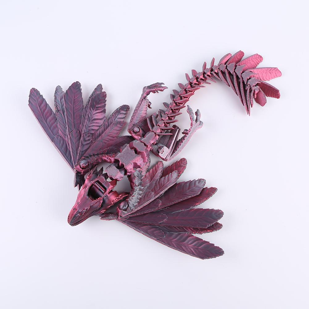 3D-gedruckter Drache mit Flügeln Drachenspielzeug Figur Sammlerstück Schreibtisch Haustier Heim Büro Deko Executive Schreibtischspielzeug