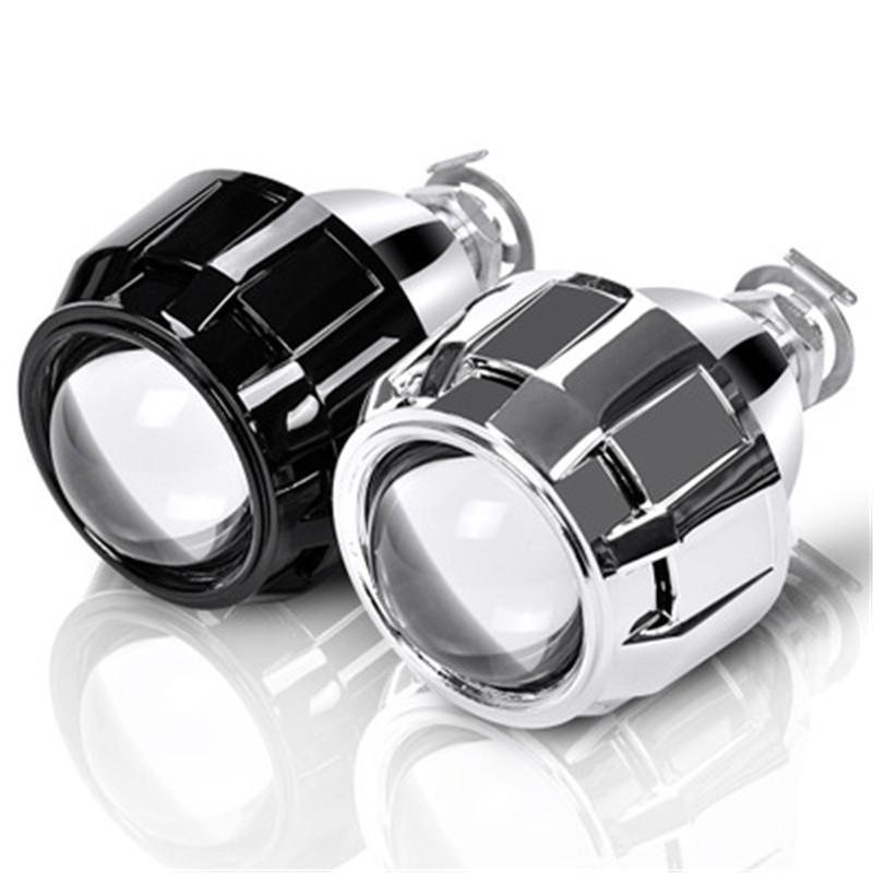 2.5" WST HID Bi-Xenon Projector Lens Headlight Kit for Cars & Motorcycles - High Brightness, Non-Destructive Refit.