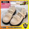 Girls' versatile British style princess shoes new non-slip soft sole student breathable single shoes children's small leather shoes tide