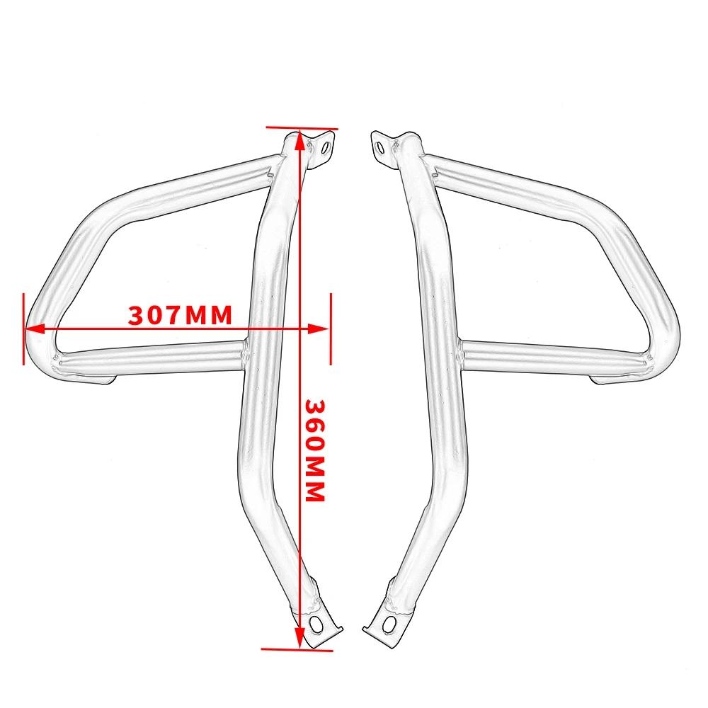 Motorcycle Crash Bars For Kawasaki Ninja 400 250 2018-2025 Ninja400 Ninja500 Engine Protection Guard Bumper Protector Accessorie