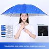 Large Folding Fishing Hat Umbrella for Adults & Kids – Unisex Outdoor Headwear with Prints