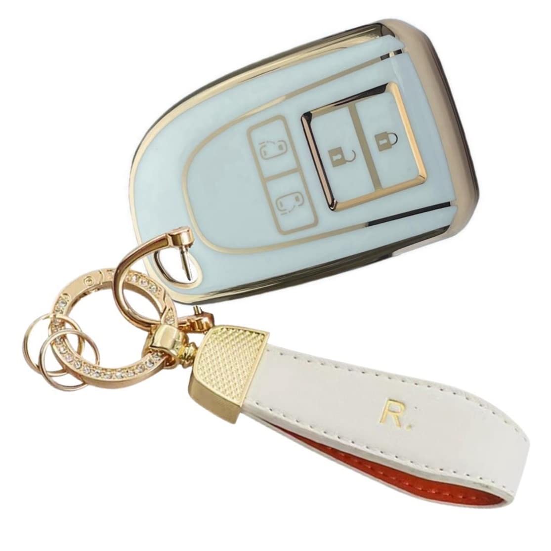 Hiace key case compatible Toyota Hiace 200 series key cover Toyota Hiace series белый