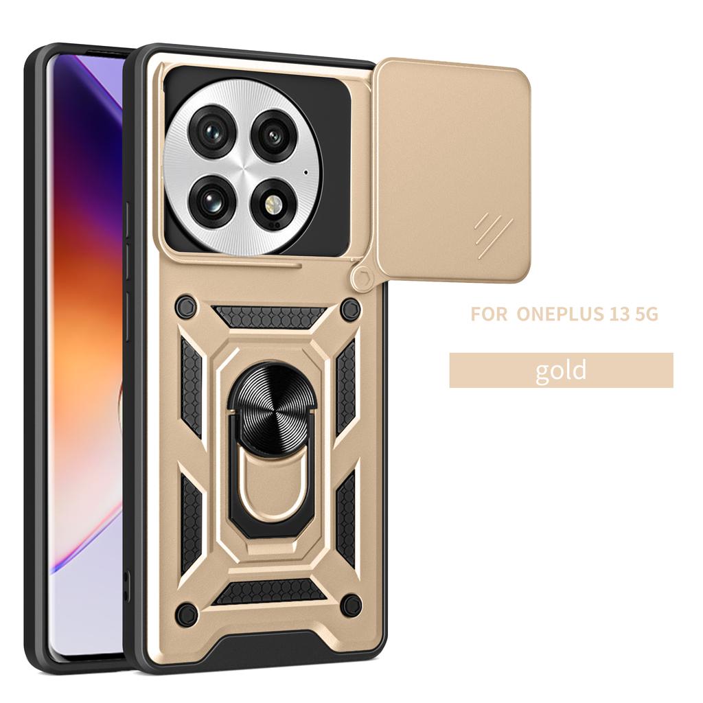Θήκη Armor με Σταντ Για OnePlus 13 5G One Plus Κάλυμμα Με Δακτύλιο Προστασίας Φακού Μαγνητική Βάση Coque Fundas