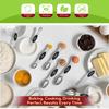 8pcs Magnetic Measuring Spoons Set with Strong Magnets for Baking & Cooking