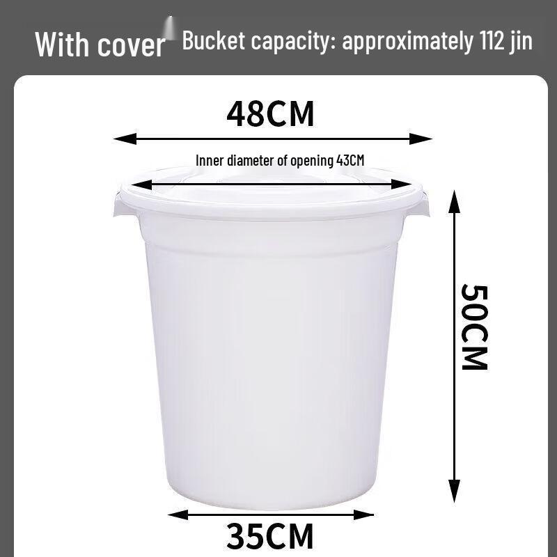 Large Plastic Water Storage Bucket with Lid