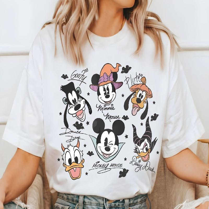 202526 Camiseta de Moda de Verano Y2k Gorra Estampada 100% Algodón Camiseta Estampada Unisex Camiseta Holgada