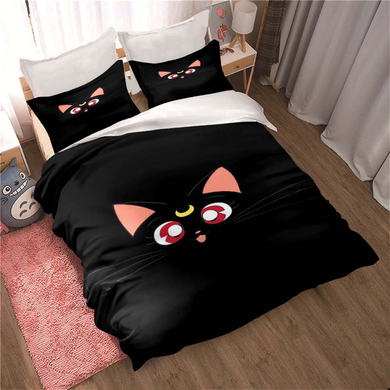 3-teiliges Sailor Moon Anime Cartoon Deluxe Bettwäsche-Set, Inklusive Großer und King-Size Größen, Perfekt Als Feiertagsgeschenk.22