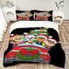 3Pcs Paw Patrol Christmas Adventure Bedding Set Quilt Cover Pillowcase Home Christmas Halloween Gift 1 Duvet Cover 2 Pillowcase S1390