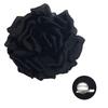 1Pcs Black Fabric 3D Flower Chest Flower Pin Personalized Exaggerated Satin Large Flower Brooch Versatile For Women