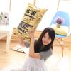 Creative Simulation Cement Sand Rice Flour Buckwheat Throw Pillow: Prank Gag Nap & Seat Cushion