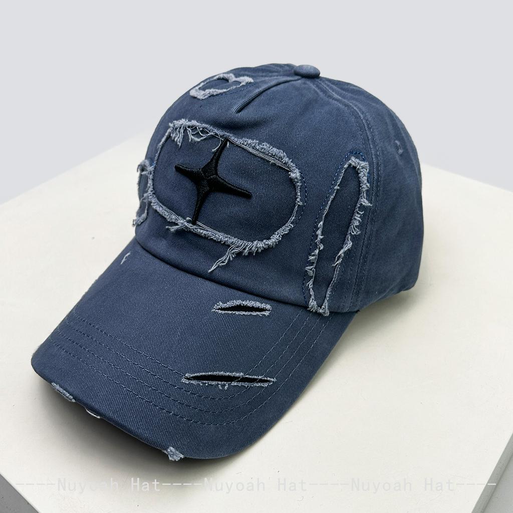 Baseball Stitching Stitched Embroidered Alphabet Star Cross Style Broken Men Women New Brand Latest Fresh Caps Peaked Hats Sunshade Retro Versatile