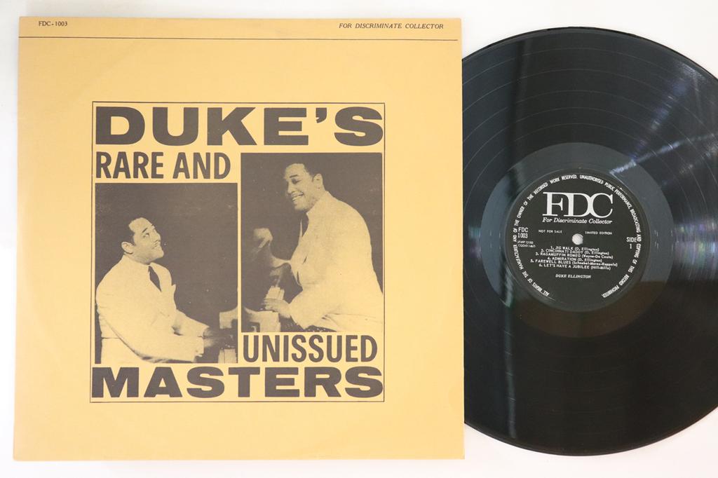 LP Record DUKE ELLINGTON - Duke's Rare And Unissued Masters FDC1003 FOR DISCRIMINAT US Jazz Used