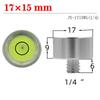 Small Bullseye Spirit Level Bubble Bead with Screw M5 M6 M10 1/4 3/8 Inch Leveling Tool With Nail 1PCS