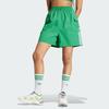 Adidas Originals Adicolor Cargo Shorts With Striped Print And Small Logo Women Shorts Green JH1073
