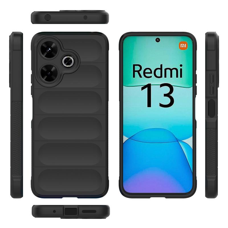 Shockproof Phone Case For Xiaomi Redmi 13x Case Anti-Slip Silicone Full Back Cover For Redmi 13x Case For Redmi 13x 6.79 inch