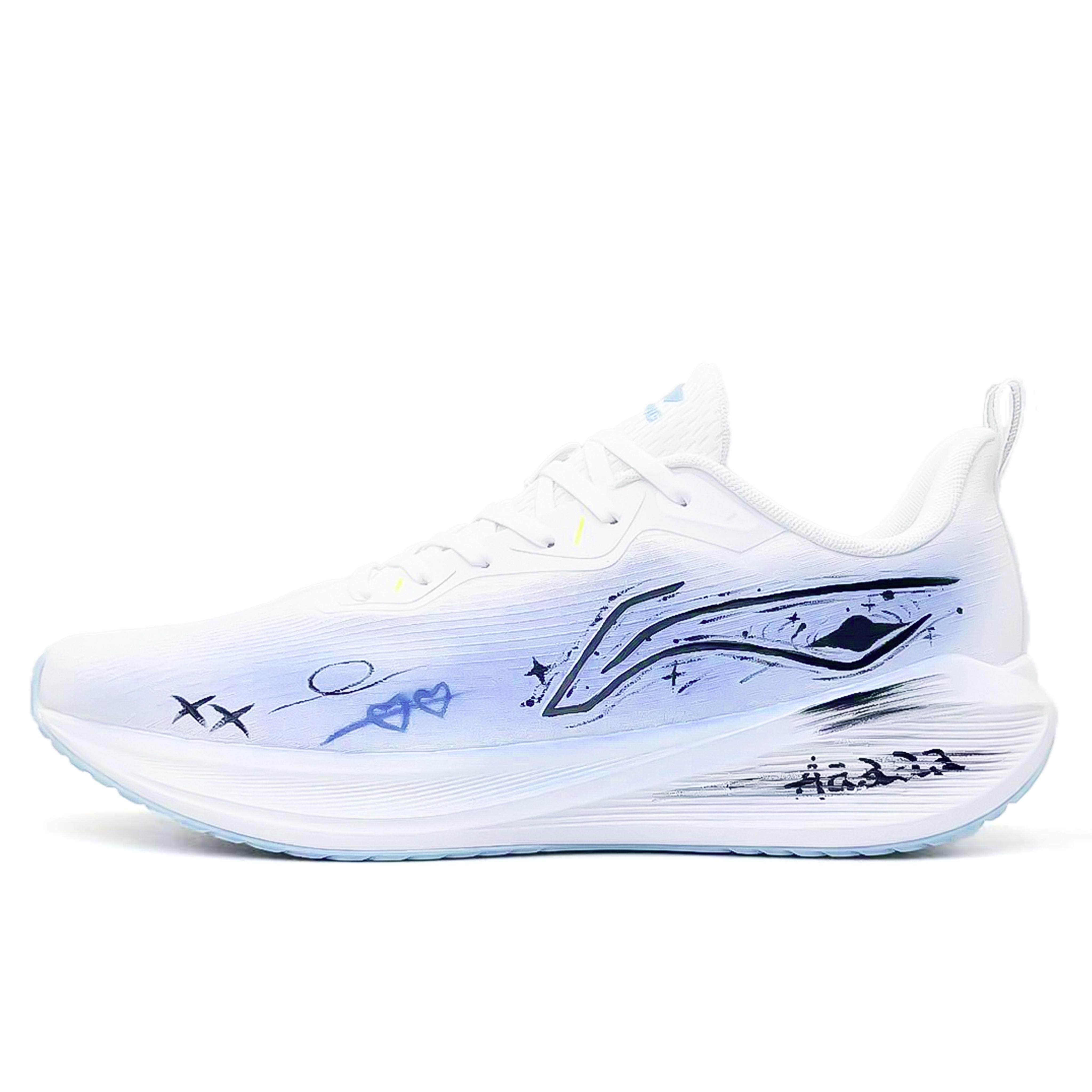 

Li Ning Wuyue Cushioning Coverage Slip Resistant Low top Casual Physical Fitness Test & Exam City Commuting ARST003-1(Team1532-) 42