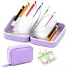 1 Set Writable Labels A8 Waterproof Pill Pouch Kit With 7/14 Color-Coded Pouches For Daily Medication Vitamins & Supplements