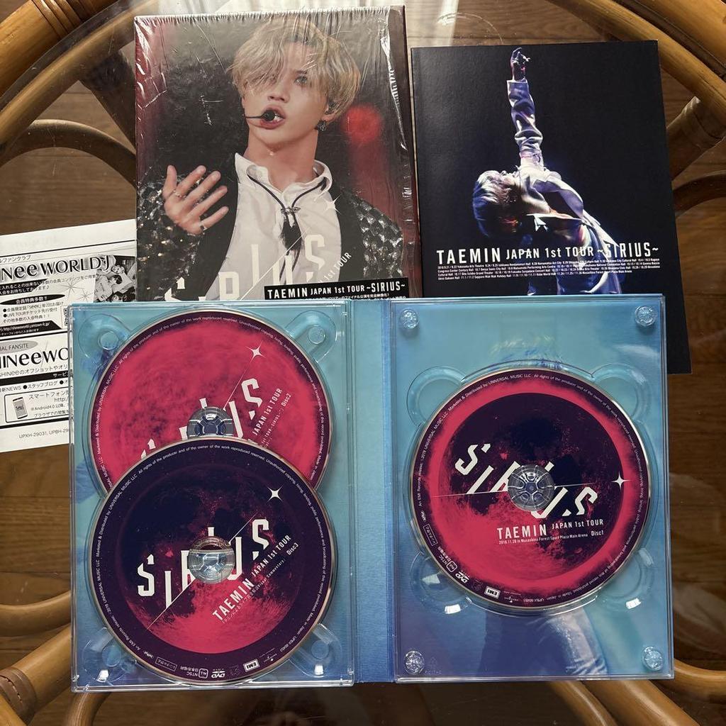 [USED] TAEMIN JAPAN 1st TOUR -SIRIUS- DVD