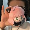 Cute Spy X Family Anya Plush Backpack Charm Soft Stuffed Anya Forger Doll Pendant Kawaii Anime Plushie Girls Gift Bag Accessory
