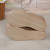 Fashion Aphixta Summer 9cm High Heels Wedge Heels Slippers Weave Women Platform Sandals Clog Shoes Slides Gold Shoes Size 43