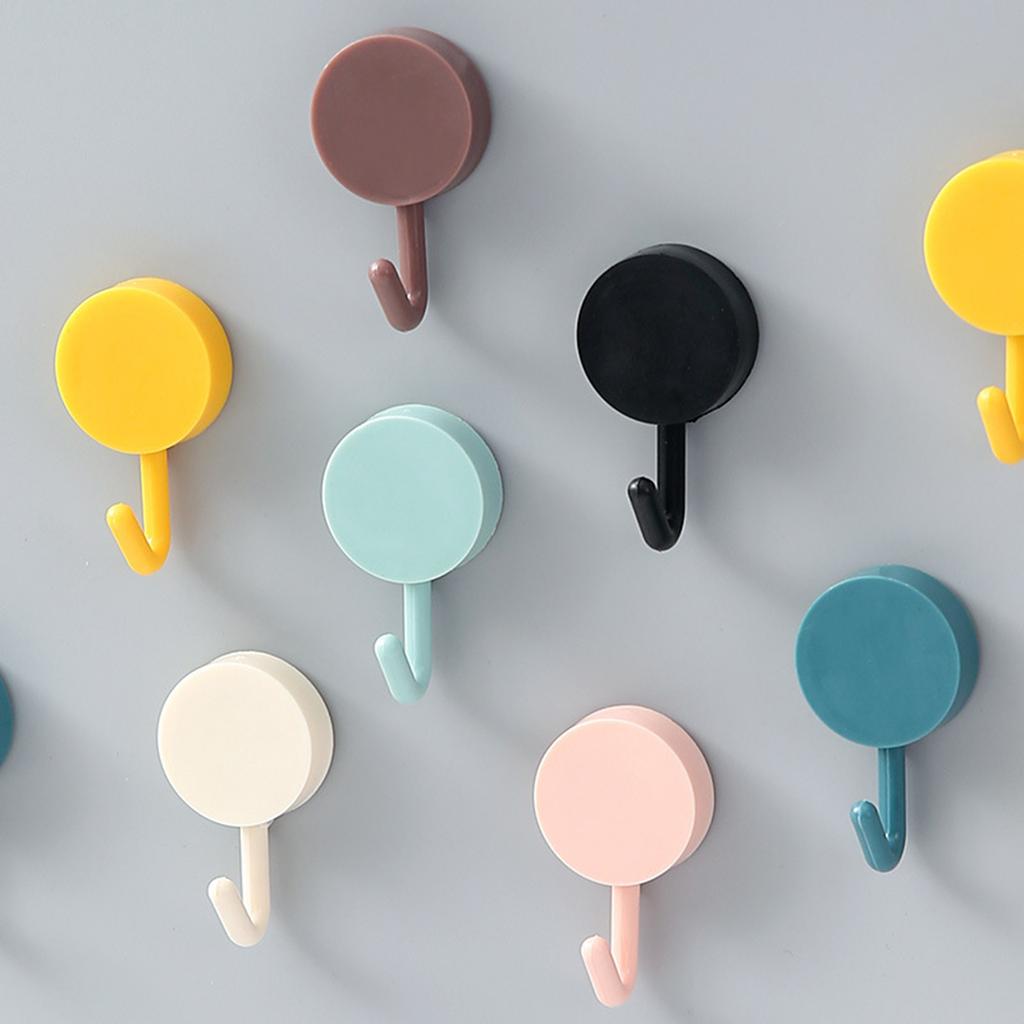 Adhesive Wall Hook Damage Frees Strong Hold Waterproof Bathroom Kitchen Decoration Key Hook For Home Organization