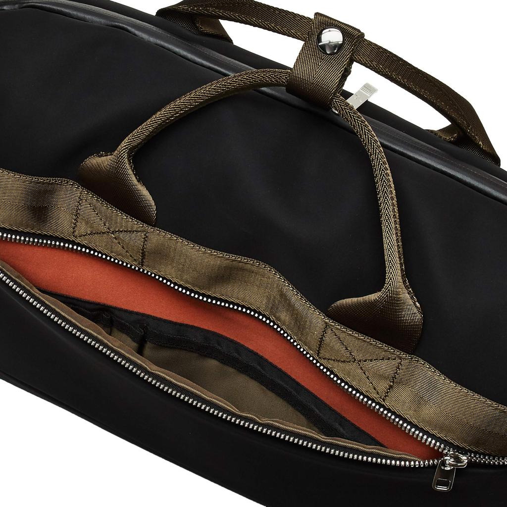 Hideo Wakamatsu Finer 2-Way Business Bag, B4 Size, Black