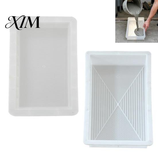 Decorative Paver Molds for Walkways Garden Stepping Stone Mold, Reusable Concrete DIY Professional Decor Cement Path Mould Backyard Patio