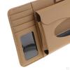 3 In 1 Discs Pouch Bag Cards Storage Case and Tissue Box Wallets Car Sunshade Visor easy to use