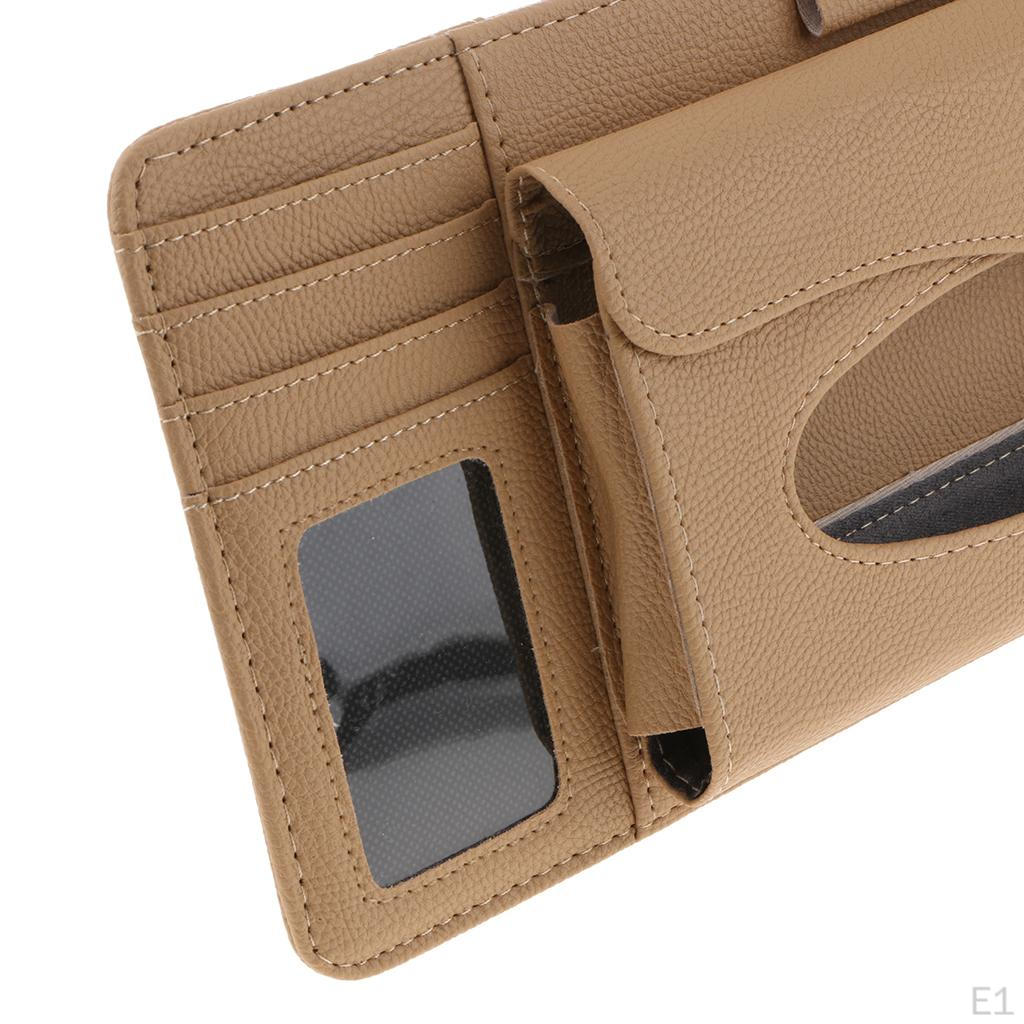 3 In 1 Discs Pouch Bag Cards Storage Case and Tissue Box Wallets Car Sunshade Visor easy to use
