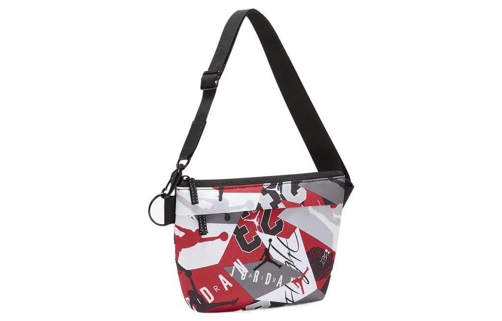 Jordan Polyester Fanny Pack, Shoulder Bag, Crossbody Bag Regular Unisex Red Gray White CW7698-687