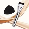 Ein-Wort Flachpinsel für Foundation Leichter Pinsel für flüssiges Make-up Mit Make-up-Schwämmchen Zubehör für Make-up-Werkzeuge