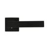 AMIG | Poignées sur rosace + rosace CADIZ | 51 x 51 mm | Zamak | Noir mat