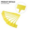 Multicolored Upturned Plant Markers for Easy Plant Identification Set of 10