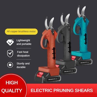 Portable Rechargeable Pruning Shears Multifunctional Green Belt Pruning Scissors Garden High Branch Fruit Tree Cutter