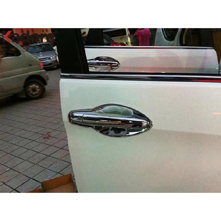 Door Handle Bowl Cover Trim For Honda CRV CR-V 2012 2013 2014 Chrome Car Side Door Handles Cup Frame Covers Accessories